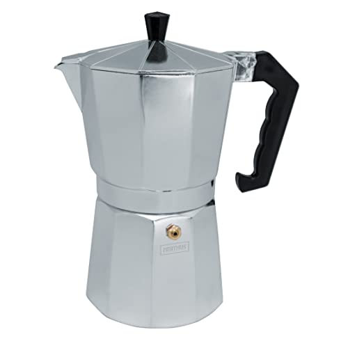 Nerthus Fih 836 Macchina Da Caffè A Induzione 12 Tazze, Caffettiera Italiana Classica