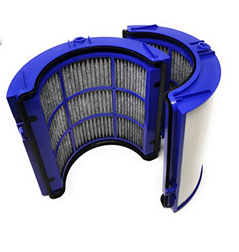Hepa 13 - Filtro Dell'Aria Combinato Con Carbone Attivo Compatibile Con Dyson Hp06, Hp07, Hp09, Tp06, Tp07, Tp09, Ph01, Ph02, Ph03