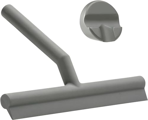 Zone Denmark 330201 362101 Shower Squeegee, Leather, Gray