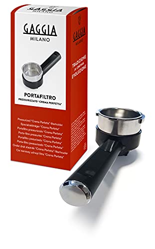 Gaggia Kit Portafiltro Originale Pressurizzato "Crema Perfetta", Nero