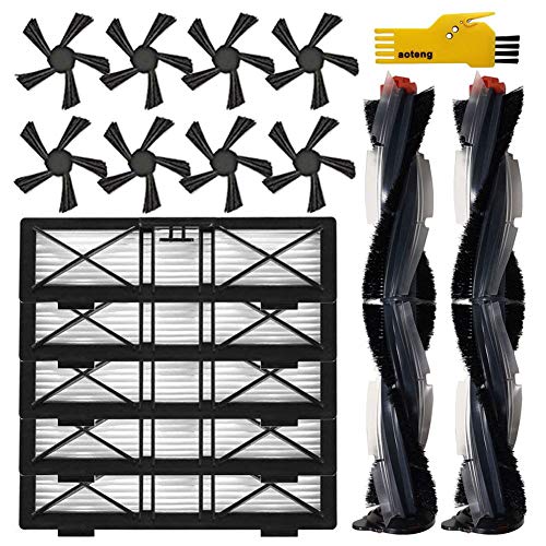 Aotengou Accessori Di Ricambio Per Neato Botvac D Series D75 D80 D85 E Connected Series D3 D4 D5 D6 D7 Inclusi Spazzola Principale, Spazzola Laterale