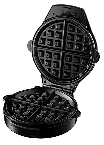 Russell Hobbs Waffle Maker Multifunzione 3-In-1 Piastra Per Waffle, Mini Cupcake, Mini Macchina Per Ciambelle, Fiesta Red Piastre Antiaderenti E Lavab