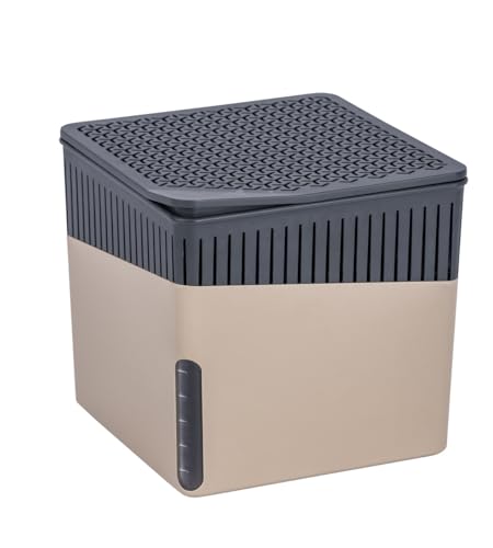 Wenko Deumidificatore Cube 1000 G Beige Capacità: 1.6 L, Abs, 16.5 X 15.7 X 16.5 Cm, Beige