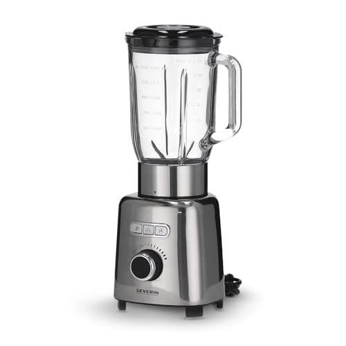 Severin Sm 3710 Frullatore Da Tavolo 1.5L 1000W Nero, Acciaio Inossidabile Frullatore