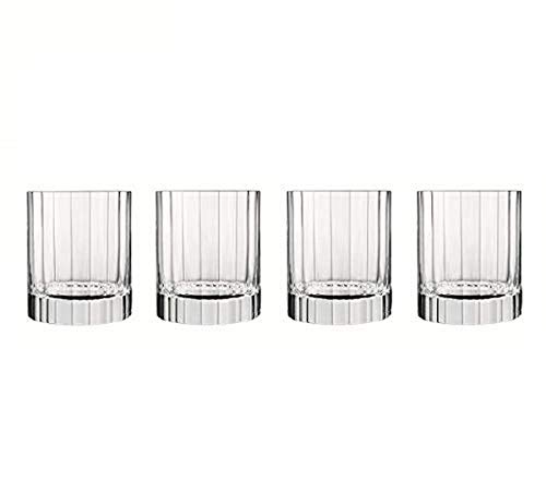 Bormioli Luigi 7540471 Luigi Bormioli Bach-Set Di 6 Bicchieri Bassi, In Cristallo Trasparente, 8,25 X 8,25 X 9,7 Cm, 4 Unità (Confezione Da 1)