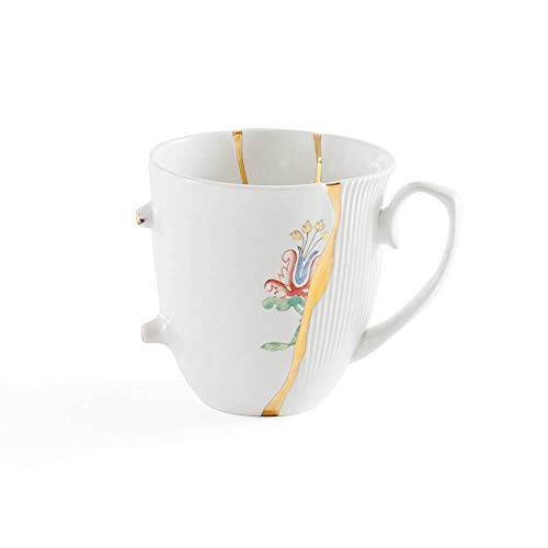 Seletti Kintsugi Tazza Mug In Porcellana E Oro 24 Carati Mod. 2