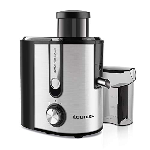 Taurus Pro Compact Spremiagrumi, 600 W, 1.2 Litri, Acciaio Inossidabile