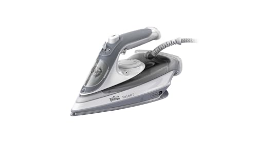 Braun Texstyle5 Si5078Gy Ferro Da Stiro A Vapore, Dotato Di Tecnologia Freeglide 3D, Autospegnimento, Punta Di Precisione, Rivestimento Superceramic,