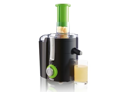 Princess Centrifuga Elettrica Per Frutta E Verdura 202040, 250 W, 0 Decibel, Plastica, 2 Velocità, Nero