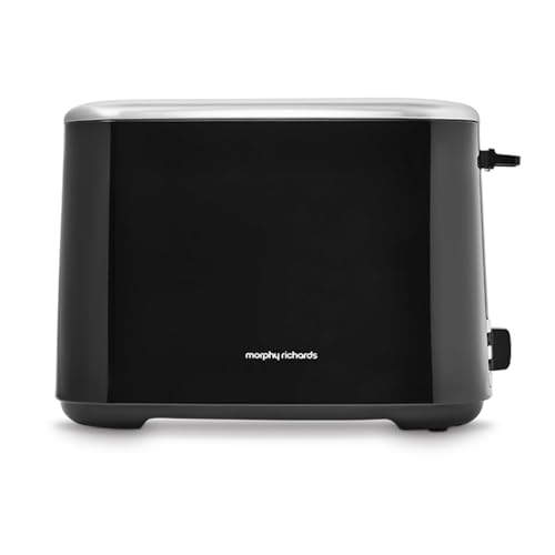 Morphy Richards Equip 222064 - Tostapane A 2 Fette, 2 Fette, In Acciaio Inox, Colore: Nero