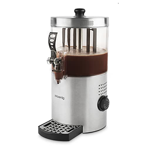 H.Koenig Shk800 Distributore Cioccolata Calda Di H.Koenig 3 Litri Di Design E Acciaio Inox Temperatura Ottimale Tra I 90°C E I 120°C