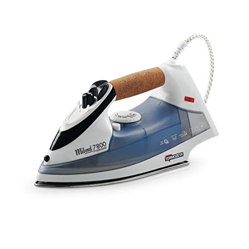 Termozeta Milord 7800 Professional Ferro A Vapore Acciaio Inossidabile Nero, Blu, Bianco 2200 W, 0.35 Litri, Multicolor