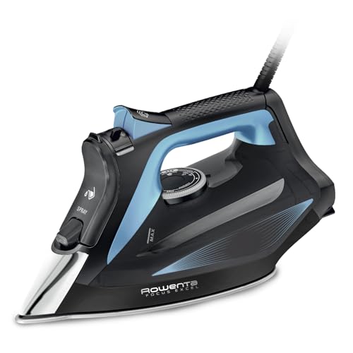 Rowenta Focus Excel Ferro Da Stiro A Vapore, Potente Distribuzione Del Vapore, Punta Ad Alta Precisione, Facile E Sicuro, Stiratura Super Veloce, Risp