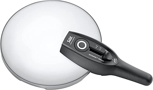 Silit Sicomatic Classic - Coperchio Di Ricambio Per Pentola A Pressione Da 2,5 L, 18 Cm, Manico In Plastica, 3 Livelli Di Cottura