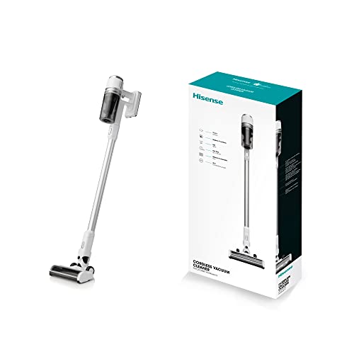 Hisense Aspirapolvere Scopa Senza Cavo Hvc6134W, Aspirante, Bianco, 4Kg