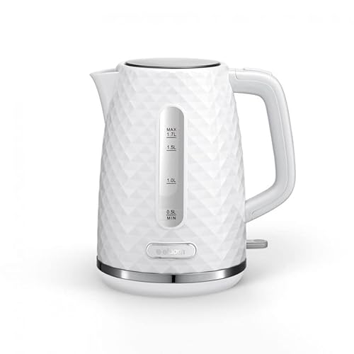 Eldom Bollitore Elettrico C280B | Capacità 1,7 Litri | Bollitore Per Tè Retrò Con Potenza 2200 W | Base A 360° | Indicatore Del Livello Dell'Acqua | F