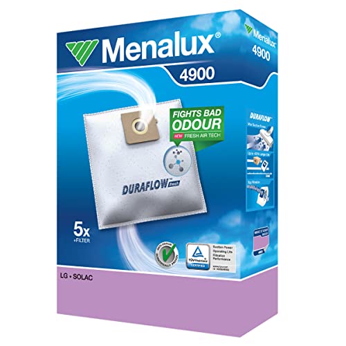 Menalux 900196133 Sacchetti Per Aspirapolvere, Carta