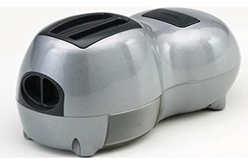 Reber 9250Ns Grattugia Elettrica Fido, Guscio In Plastica, Rullo In Acciaio, 140W, Silver