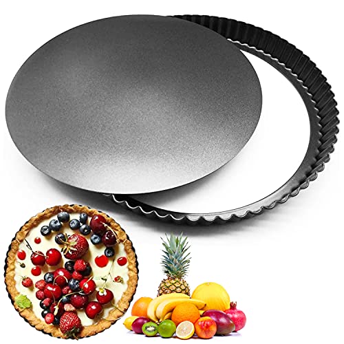 Giak Teglia Per Crostata Antiaderente Con Quiche Stampo 28 Cm Stampo Crostata Teglia Crostata Fondo Removibile Per Cheesecake