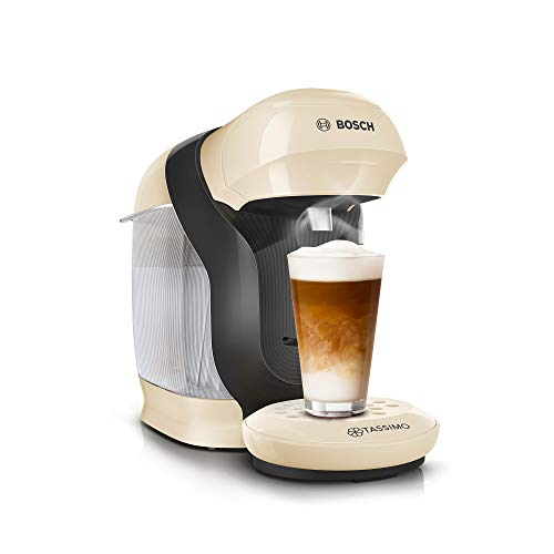 Bosch Tas1107 - Macchina Per Capsule Tassimo Style, Oltre 70 Bevande, Completamente Automatica, Adatta A Tutte Le Tazze, Dimensioni Compatte, 1400 W,