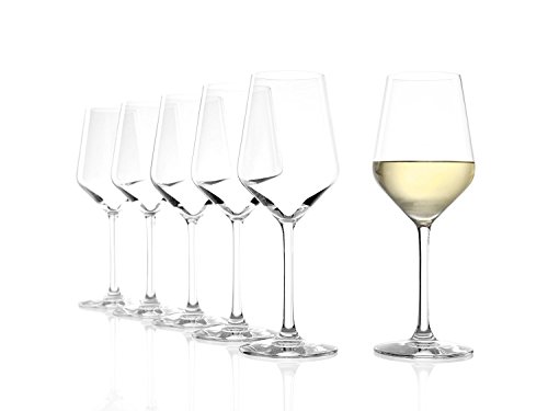 Stölzle Lausitz Bicchieri Da Vino Bianco Revolution 365Ml I Set Di 6 Bicchieri Da Vino Bianco I Cristallo Pregiato I Calici Infrangibili E Lavabili In