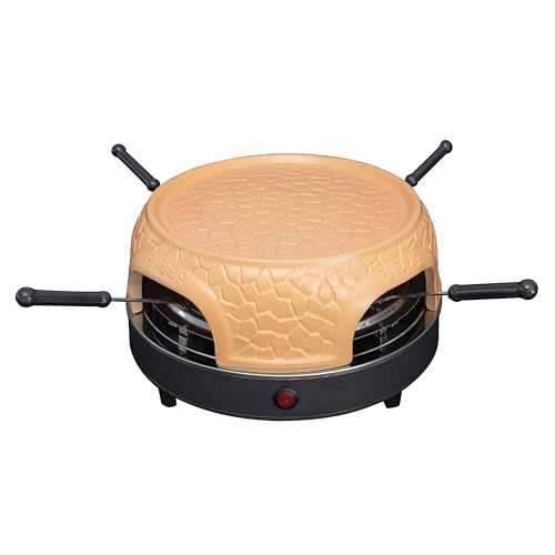 Forno Per Pizza Gastronoma - Forno Per Pizza Con Cupola In Terracotta Per 4 Persone - Cupola Per Pizza - 800 Watt - Preparazione In 5-7 Minuti - Con A
