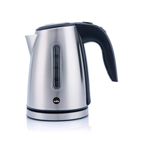 Wilfa Quick Boil S Bollitore - 1 Litro Di Capacità, 1500 Watt, Indicazione Livello Dell’Acqua Sull’Esterno, Color Argento