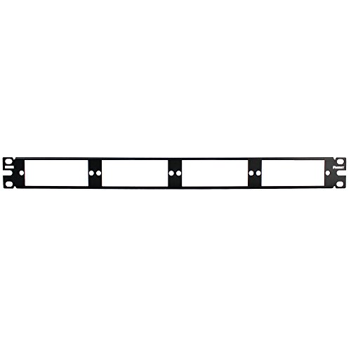 Panduit Cfappbl1 24-Port Flat Multi-Mode Fiber Patch Panel, Nero