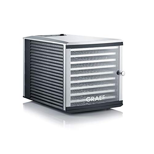 Graef Da510Eu - Disidratatore Automatico, Colore Argento, 630 W, 230 V, 10 Cassetti