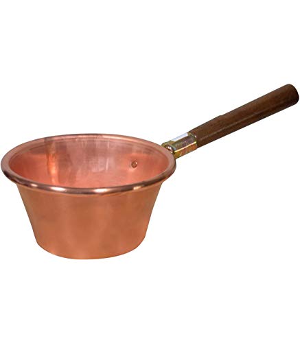 Home Paiolo Rame Manico In Legno Cm 24 Pentole E Preparazione Cucina, 24 Cm