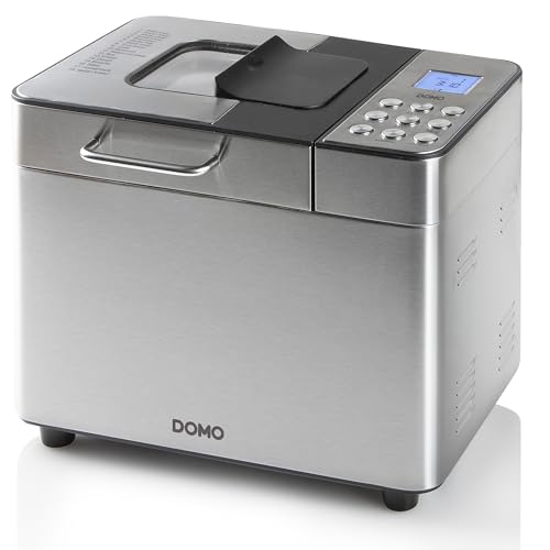Domo B3971 B3971-Macchina Per Il Pane In Acciaio Inox/Nero, Acrylic, Black