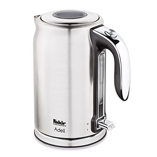 Fakir Adell 4005001 - Bollitore Elettrico In Acciaio Inox, 1,7 Litri, Bollitore Durevole, Per La Cucina, Bollitore Silenzioso, Regalo Di Inaugurazione