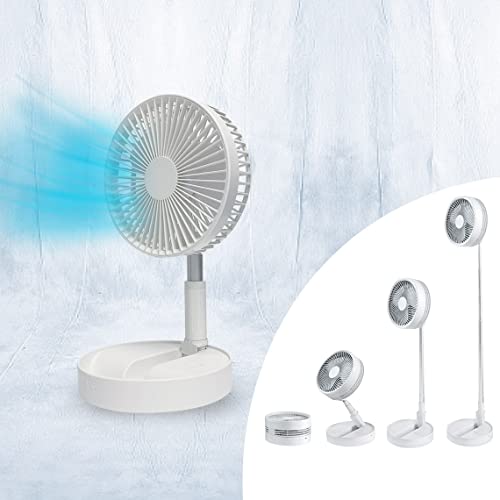 Livington Fold & Cold – Mini Ventilatore Estensibile Con Batteria – Potente Ventilatore Usb Con Durata 10 Ore – Ventilatore Flessibile Da Tavolo E Da