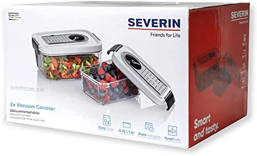 Severin Zb 3618 Contenitore Per Sottovuoto, Plastica