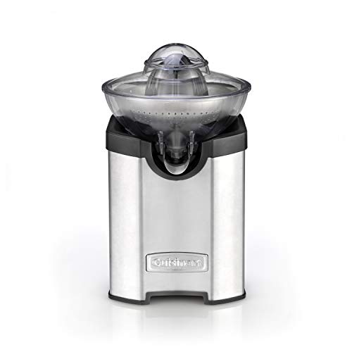 Cuisinart Ccj210E Spremiagrumi Elettrico 100 W, Acciaio Inox, Funzione Centrifuga E Sistema Salva Goccia