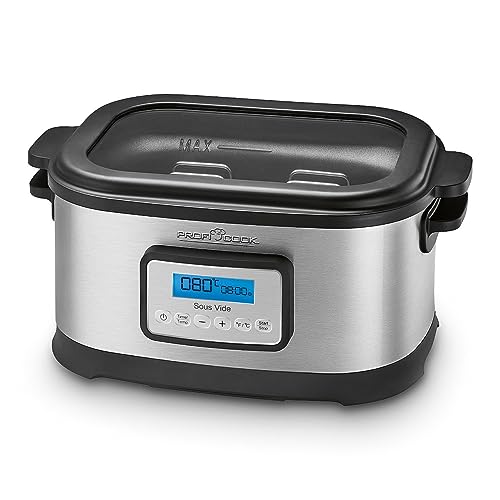 Cuocitore Sous Vide Proficook Con Capacità Di 8,5L | Sous Vide Per Una Cottura Precisa | Contenitore Sous Vide Con Timer Di 72 Ore | Incluso Slow Cook
