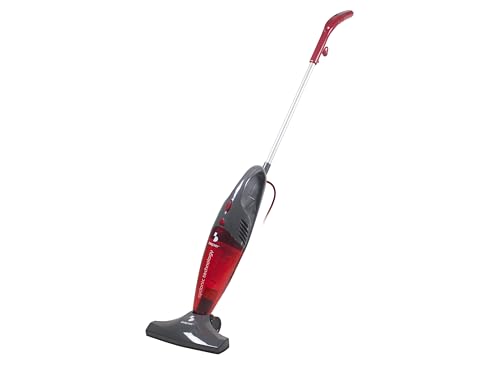 Beper 50.451 Scopa Elettrica, Aspirapolvere Con Filo, Aspirabriciole Senza Sacco Con Tecnologia Ciclonica E Filtro Hepa, Rosso