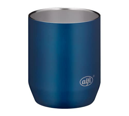 Alfi 5567259028 Tazza, Acciaio Inossidabile, Blu (Mystic Blue)