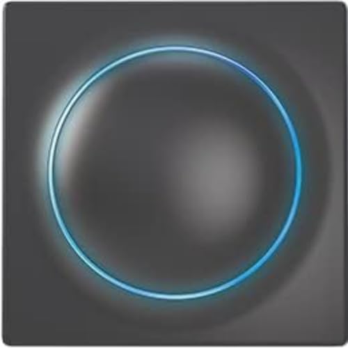 Fibaro Walli Fgwdeu-111-8 Dimmer Con Coperchio A Led, Antracite