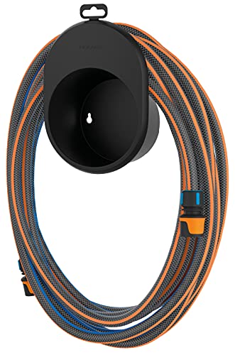 Fiskars Set Tubo Da Irrigazione, Con 2 Connettori Per Tubo E Supporto Da Parete, Misura Universale, Resistenza Alla Torsione 4 (Su 5), 15 M, Ø 1,3 Cm