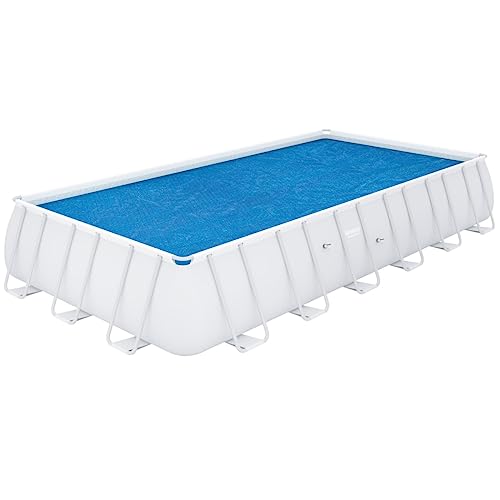 Bestway 58228 Copertura Solare 703 X 366 Cm Per Piscine Fuori Terra Rettangolari (671 X 366 Cm O 732 X 366 Cm)