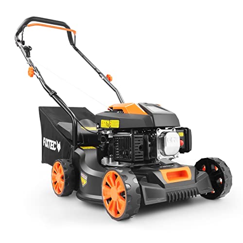 Tagliaerba A Scoppio Fuxtec Fx-Rm4180 - Tosaerba A Benzina Leggero, Compatto, Maneggevole, Buon Rapporto Qualità/Prezzo - Larghezza Di Taglio 41 Cm -
