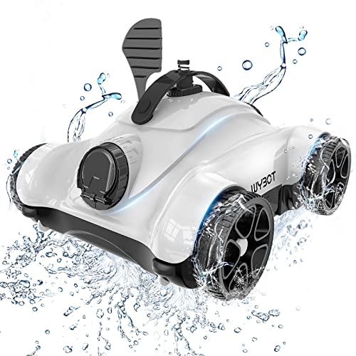 Wybot Robot Piscina Con 150W, 3 Funzioni Di Temporizzazione (1/2/3H), Aspirapolvere Per Piscine Con Pulizia Efficiente 18M³/H, Pulitore Automatico Per