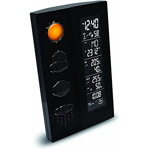 Technoline Ws 6650 Stazione Meteo, Nero