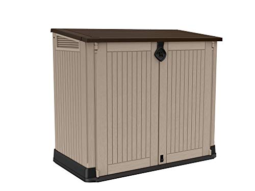 Keter - Store It Out Midi - Capanno Da Giardino, 800 Litri, Grigio Topo/Beige