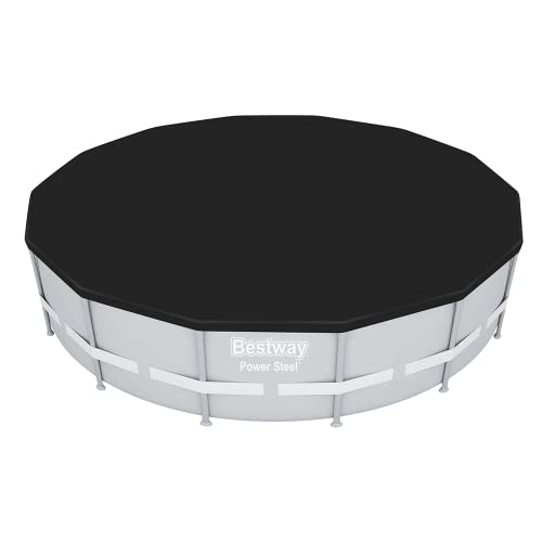 Bestway 58292 Telo Di Copertura Per Piscina Fuori Terra Rotonda Da 396 Cm E Hydrium Da 360 X 120 Cm