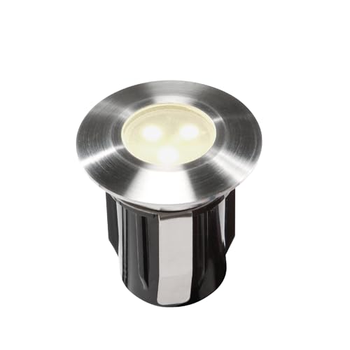 Garden Lights Gl4048601 Alpha Di Orient Ation Lighting 12 V, Acciaio Inossidabile, 4,2 X 4,2 X 4,5 Cm
