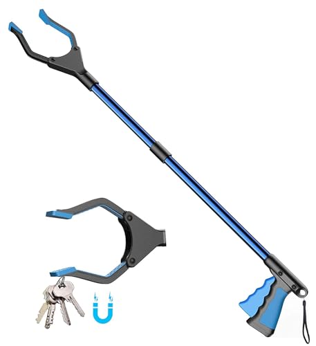 Yaungel 81Cm Pinza Raccogli Oggetti, Pinza Telescopica Pieghevole, Bastone A Braccio Con Punta Magnetica A Forte Presa, Portatile Pinza Raccogli Rifiu