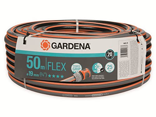 Tubo Gardena Comfort Flex Da 19 Mm (3/4 Pollice), 50 M: Tubo Da Giardino Flessibile, Pressione Di Scoppio Di 25 Bar, Senza Componenti Di Sistema (1805