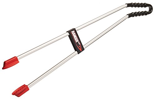 The Helping Hand Company Ranger Max - Manico Curvo, 35 Cm, Colore: Rosso/Argento